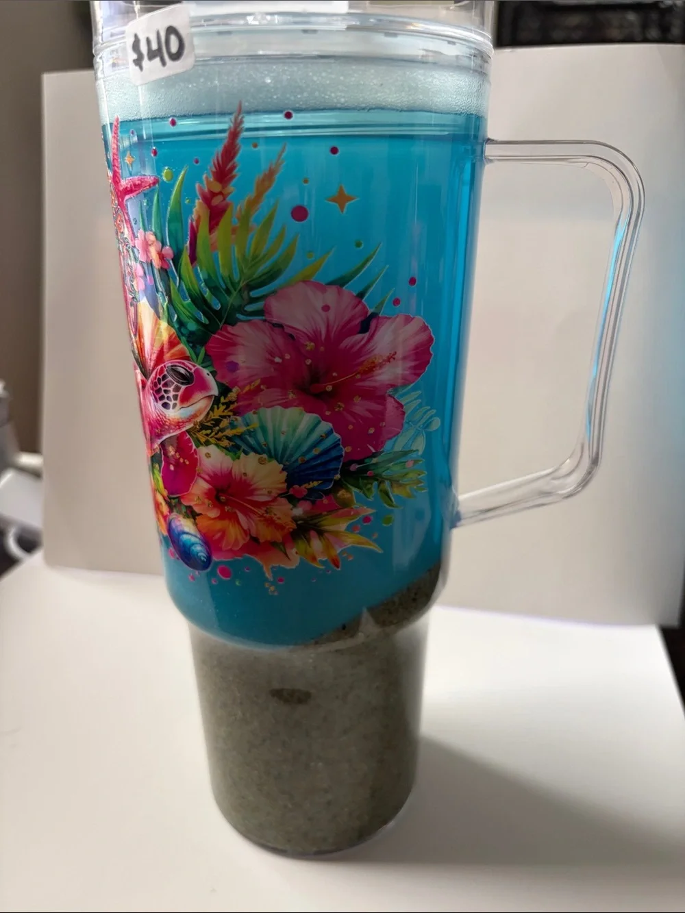 Life Is Better at the Beach 40 oz Beach Fill Tumbler